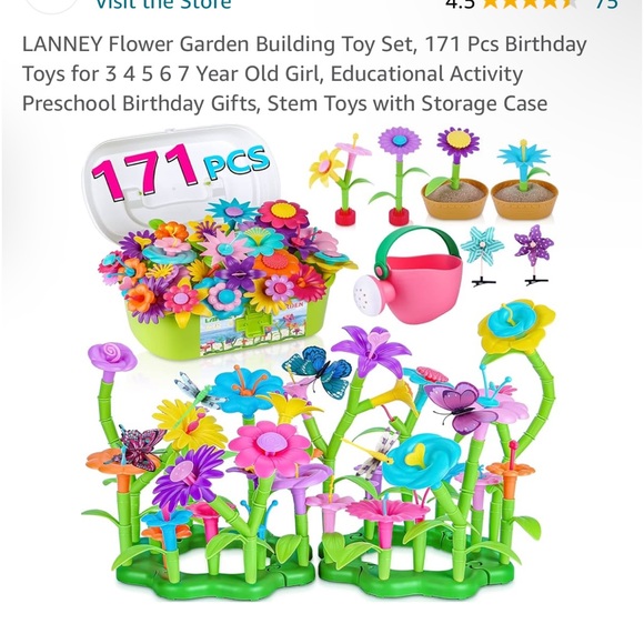 NWOT Lanney garden building toy set - Picture 1 of 5